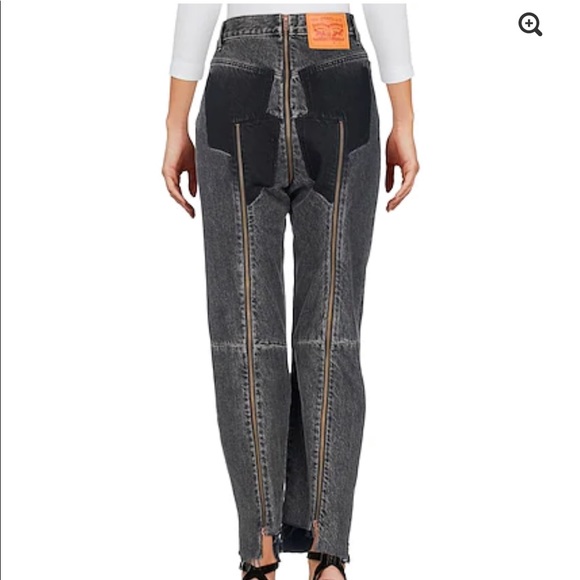 COPIED LISTING - Vetements x Levi’s Full zip High Rise Jeans Small - Picture 2 of 13